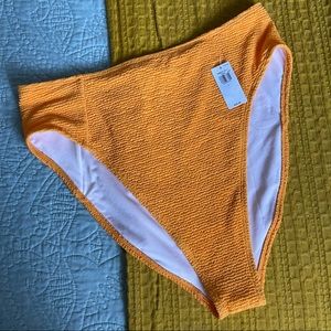 NWT Old Navy Textured High Waisted Swim Bottoms